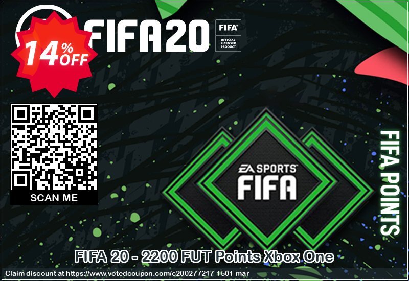 FIFA 20 - 2200 FUT Points Xbox One Coupon, discount FIFA 20 - 2200 FUT Points Xbox One Deal. Promotion: FIFA 20 - 2200 FUT Points Xbox One Exclusive offer 