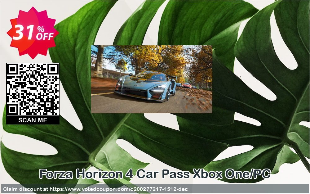 Forza Horizon 4 Car Pass Xbox One/PC Coupon Code Dec 2023, 31% OFF - VotedCoupon
