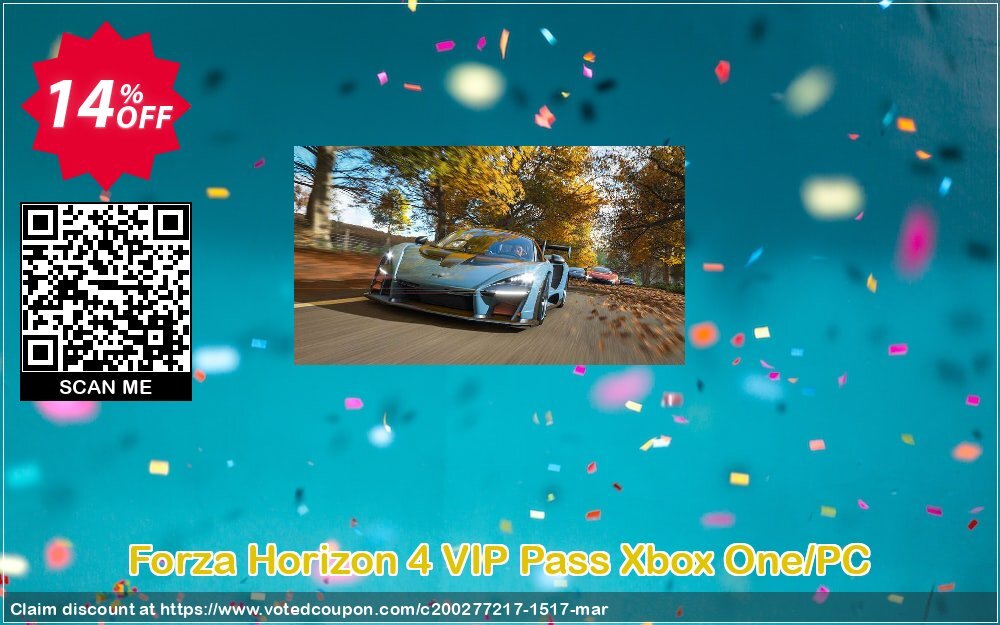 Forza Horizon 4 VIP Pass Xbox One/PC Coupon Code Apr 2024, 14% OFF - VotedCoupon