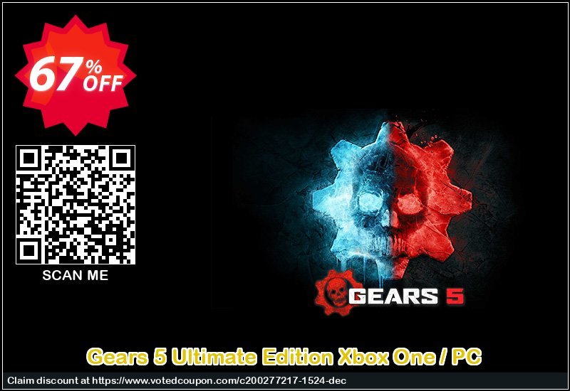 Gears 5 Ultimate Edition Xbox One / PC Coupon, discount Gears 5 Ultimate Edition Xbox One / PC Deal. Promotion: Gears 5 Ultimate Edition Xbox One / PC Exclusive offer 