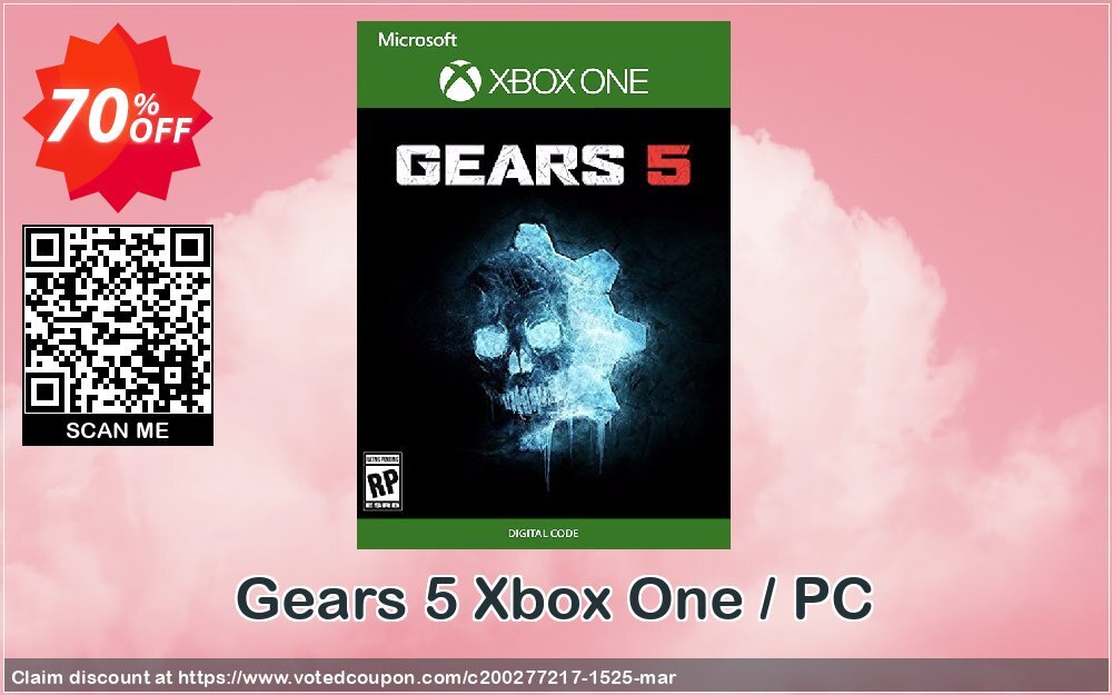 Gears 5 Xbox One / PC Coupon, discount Gears 5 Xbox One / PC Deal. Promotion: Gears 5 Xbox One / PC Exclusive offer 