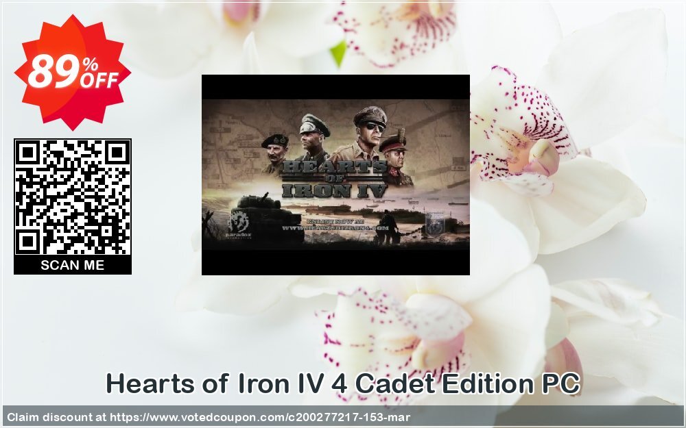 Hearts of Iron IV 4 Cadet Edition PC Coupon Code Apr 2024, 89% OFF - VotedCoupon