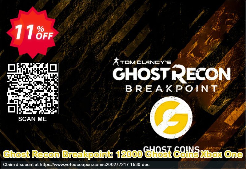 Ghost Recon Breakpoint: 12000 Ghost Coins Xbox One Coupon Code Apr 2024, 11% OFF - VotedCoupon
