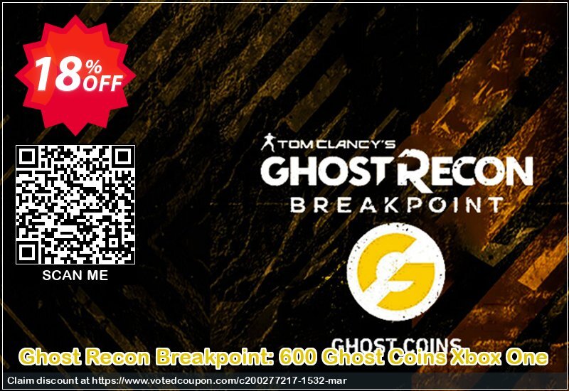 Ghost Recon Breakpoint: 600 Ghost Coins Xbox One Coupon, discount Ghost Recon Breakpoint: 600 Ghost Coins Xbox One Deal. Promotion: Ghost Recon Breakpoint: 600 Ghost Coins Xbox One Exclusive offer 