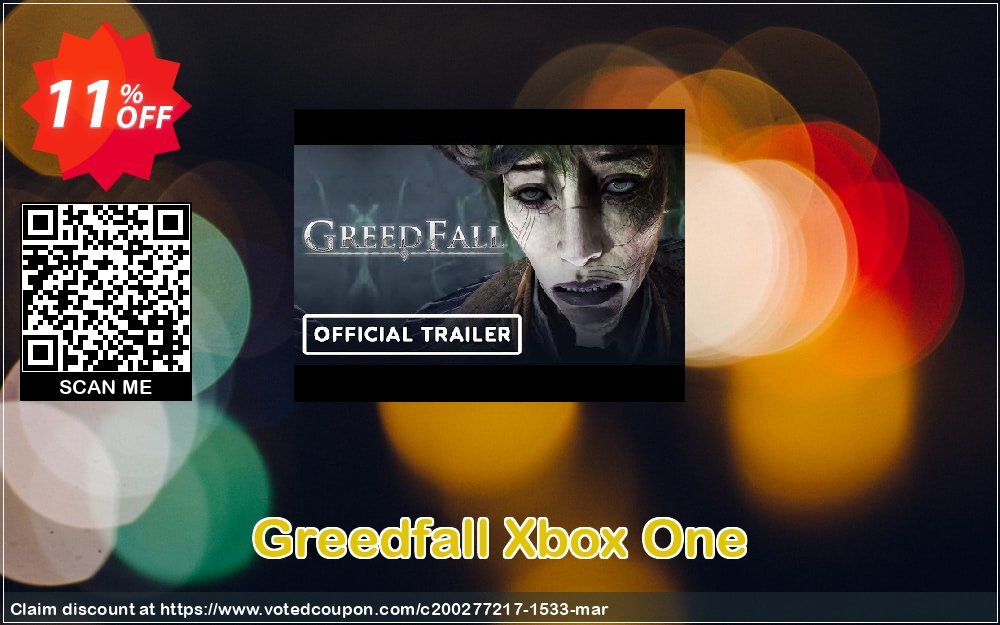 Greedfall Xbox One Coupon Code May 2024, 11% OFF - VotedCoupon