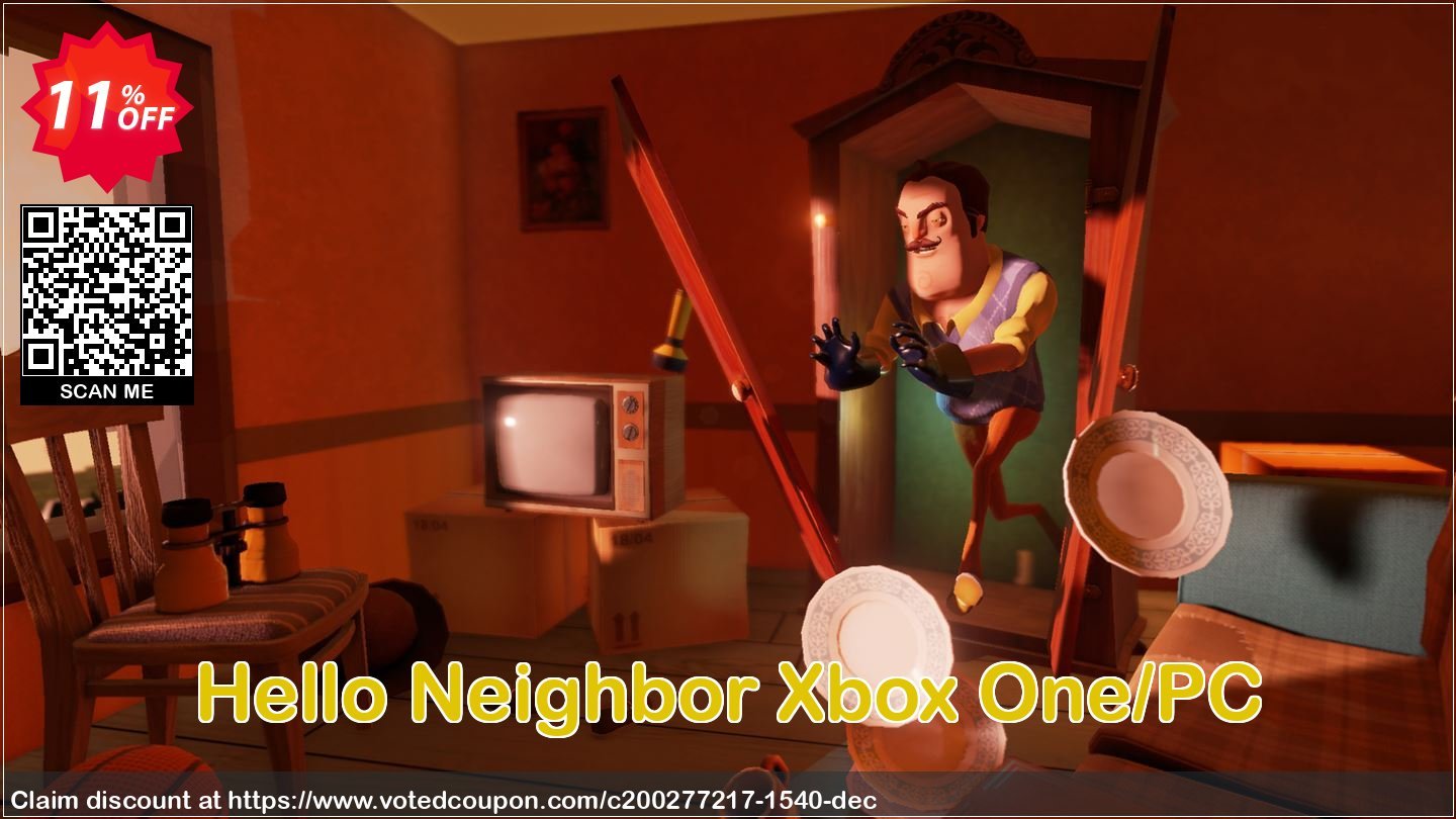 Hello Neighbor Xbox One/PC Coupon, discount Hello Neighbor Xbox One/PC Deal. Promotion: Hello Neighbor Xbox One/PC Exclusive offer 
