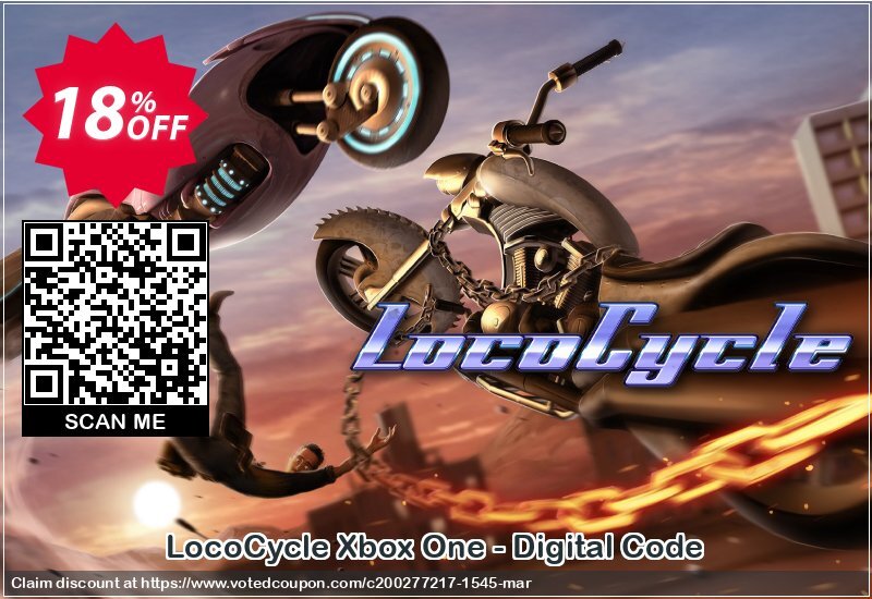 LocoCycle Xbox One - Digital Code Coupon Code May 2024, 18% OFF - VotedCoupon