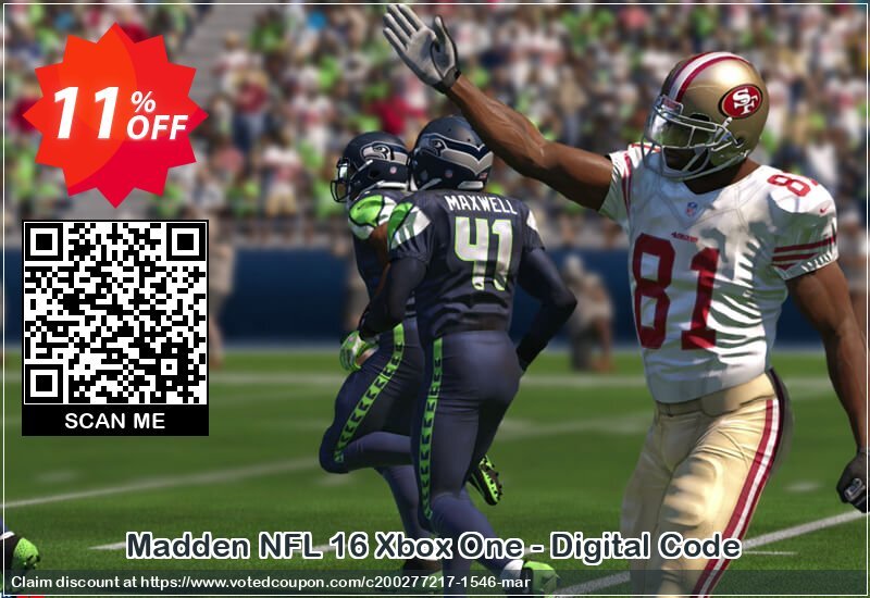 Madden NFL 16 Xbox One - Digital Code