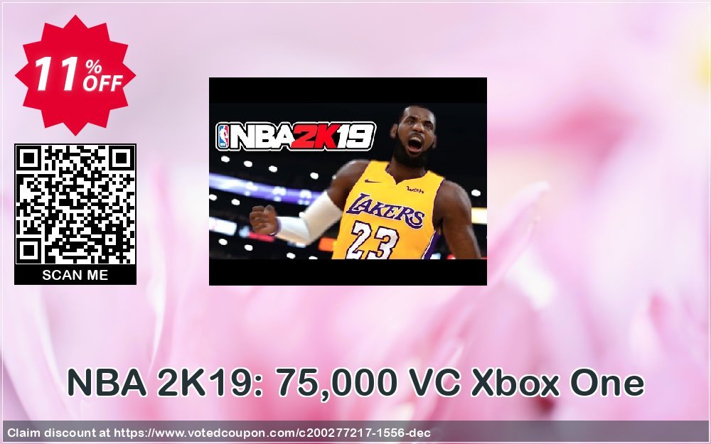 NBA 2K19: 75,000 VC Xbox One Coupon Code Apr 2024, 11% OFF - VotedCoupon