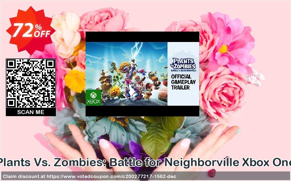 Plants Vs. Zombies: Battle for Neighborville Xbox One Coupon Code May 2024, 72% OFF - VotedCoupon