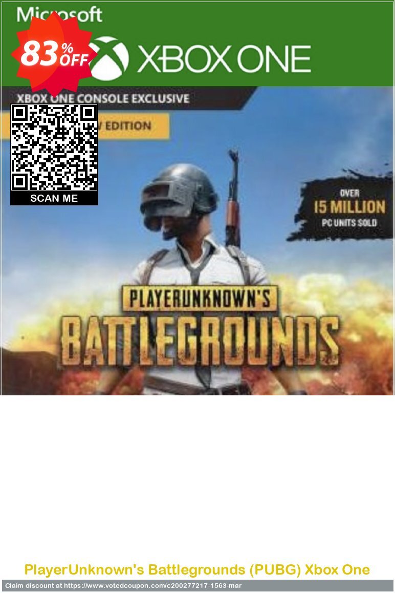 PlayerUnknown's Battlegrounds, PUBG Xbox One Coupon Code Apr 2024, 83% OFF - VotedCoupon