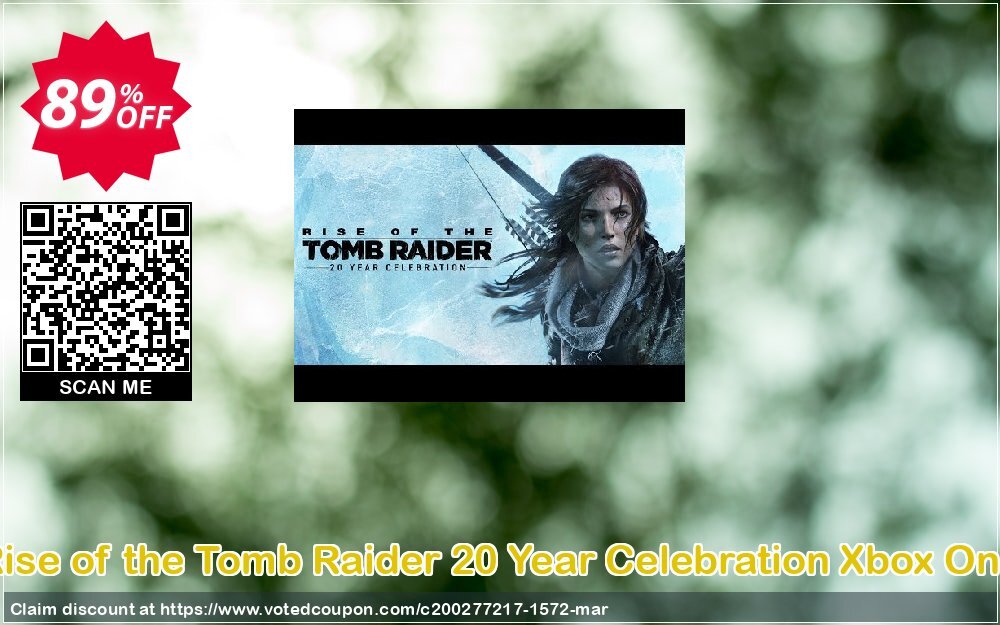 Rise of the Tomb Raider 20 Year Celebration Xbox One Coupon, discount Rise of the Tomb Raider 20 Year Celebration Xbox One Deal. Promotion: Rise of the Tomb Raider 20 Year Celebration Xbox One Exclusive offer 