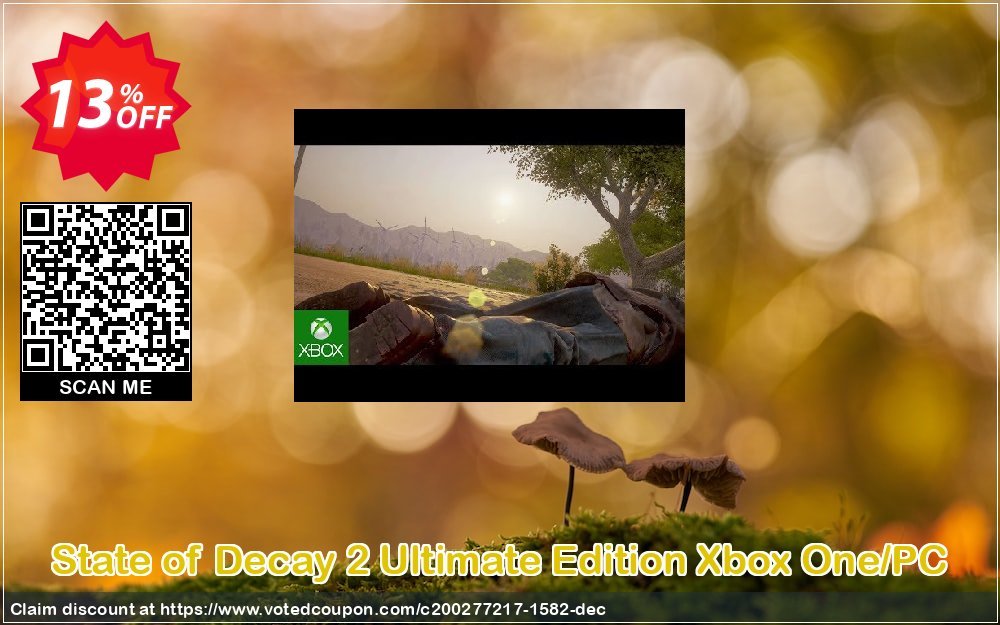 State of Decay 2 Ultimate Edition Xbox One/PC Coupon, discount State of Decay 2 Ultimate Edition Xbox One/PC Deal. Promotion: State of Decay 2 Ultimate Edition Xbox One/PC Exclusive offer 