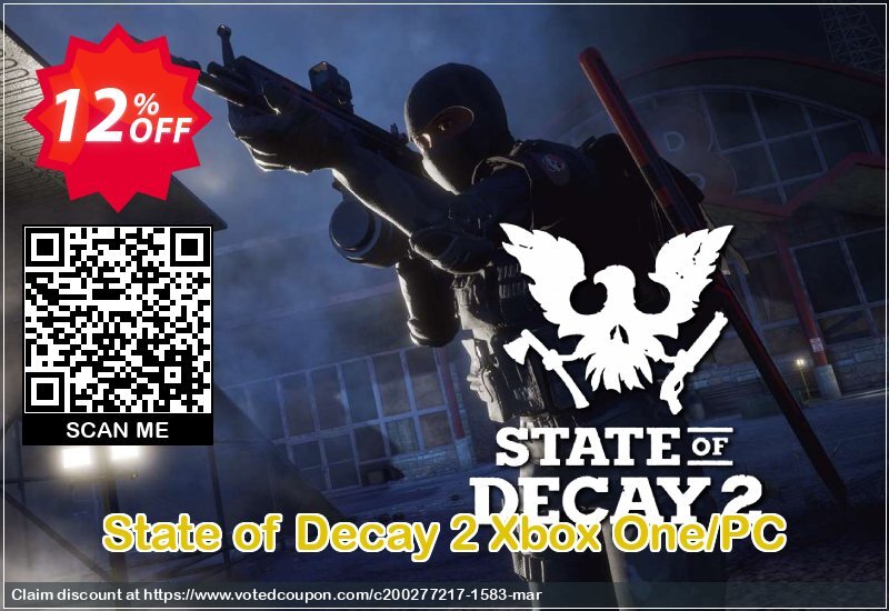 State of Decay 2 Xbox One/PC Coupon Code May 2024, 12% OFF - VotedCoupon