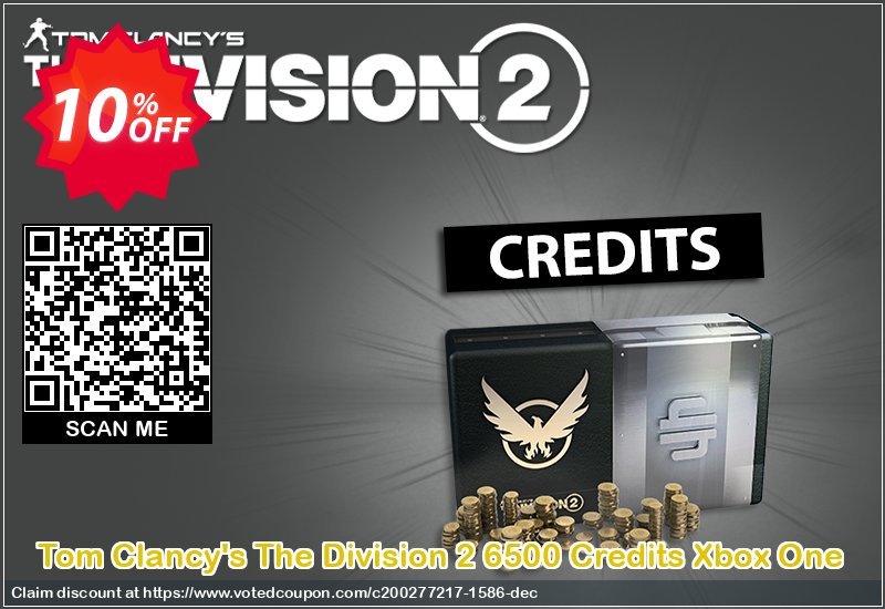 Tom Clancy's The Division 2 6500 Credits Xbox One Coupon, discount Tom Clancy's The Division 2 6500 Credits Xbox One Deal. Promotion: Tom Clancy's The Division 2 6500 Credits Xbox One Exclusive offer 