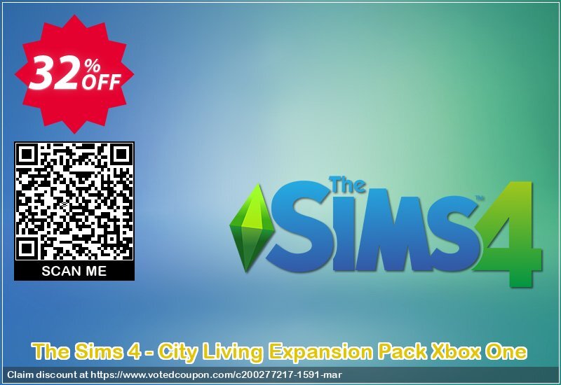 The Sims 4 - City Living Expansion Pack Xbox One Coupon Code Apr 2024, 32% OFF - VotedCoupon