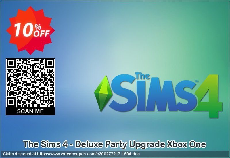 The Sims 4 - Deluxe Party Upgrade Xbox One Coupon Code Apr 2024, 10% OFF - VotedCoupon
