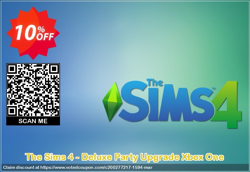 The Sims 4 - Deluxe Party Upgrade Xbox One Coupon Code Apr 2024, 10% OFF - VotedCoupon