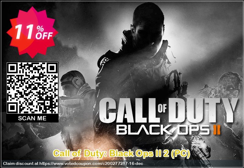 Call of Duty: Black Ops II 2, PC  Coupon Code Apr 2024, 11% OFF - VotedCoupon