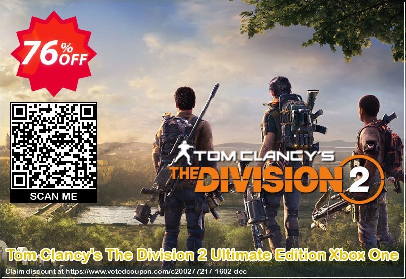 Tom Clancy's The Division 2 Ultimate Edition Xbox One Coupon Code Apr 2024, 76% OFF - VotedCoupon