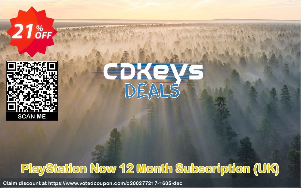PS Now 12 Month Subscription, UK  Coupon, discount PlayStation Now 12 Month Subscription (UK) Deal. Promotion: PlayStation Now 12 Month Subscription (UK) Exclusive offer 