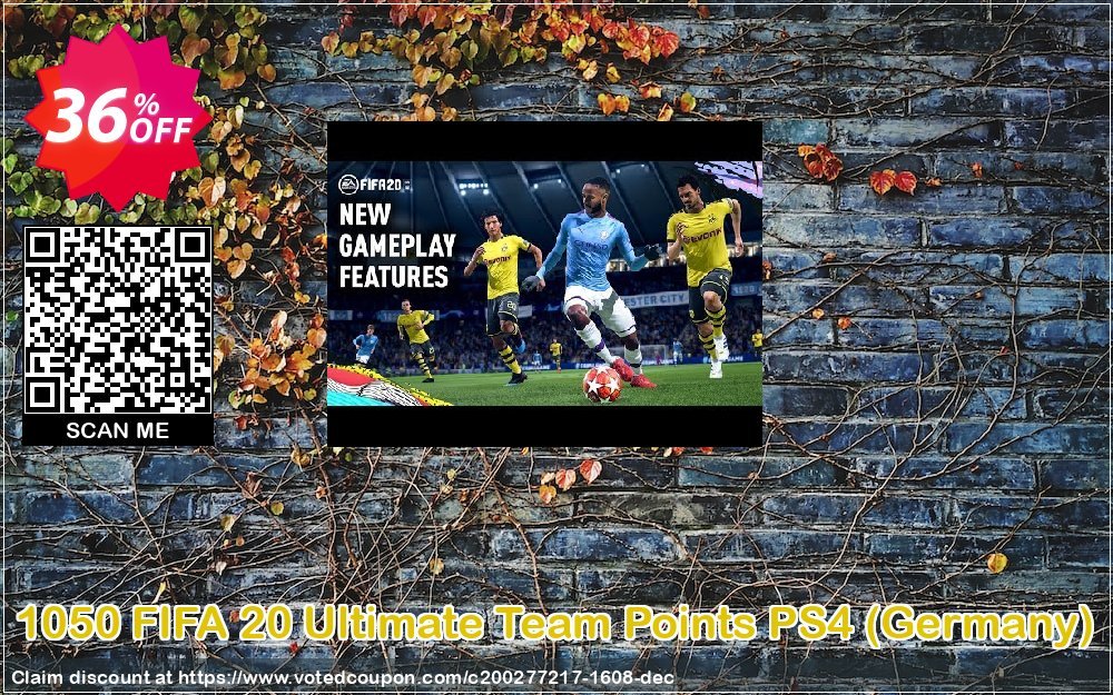 1050 FIFA 20 Ultimate Team Points PS4, Germany  Coupon, discount 1050 FIFA 20 Ultimate Team Points PS4 (Germany) Deal. Promotion: 1050 FIFA 20 Ultimate Team Points PS4 (Germany) Exclusive offer 