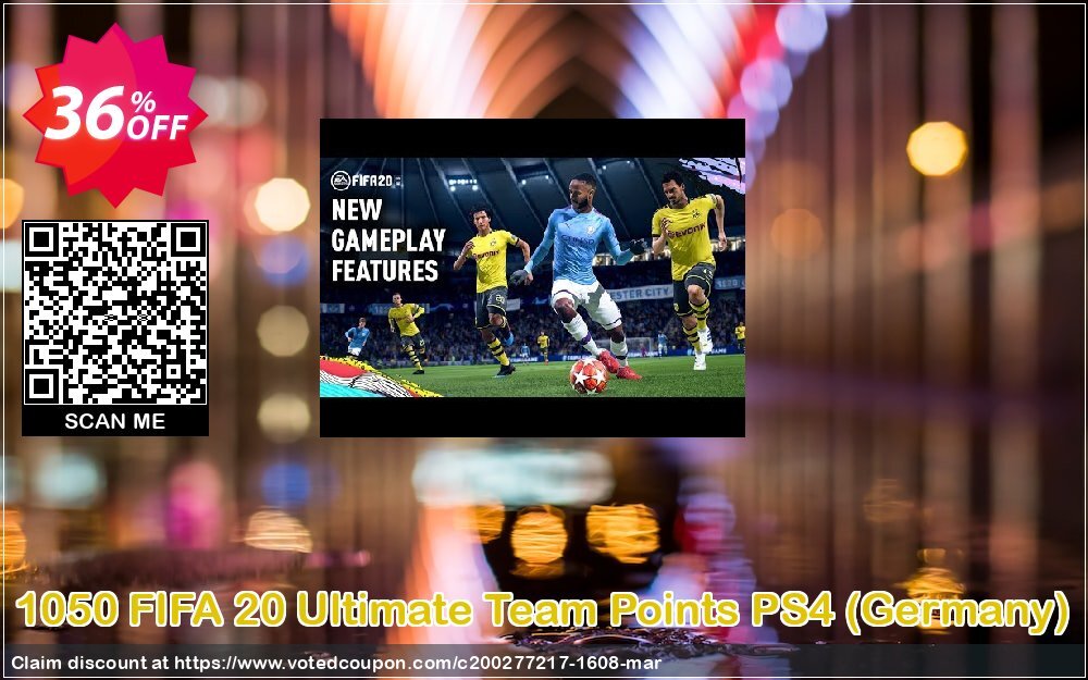 1050 FIFA 20 Ultimate Team Points PS4, Germany  Coupon Code Apr 2024, 36% OFF - VotedCoupon