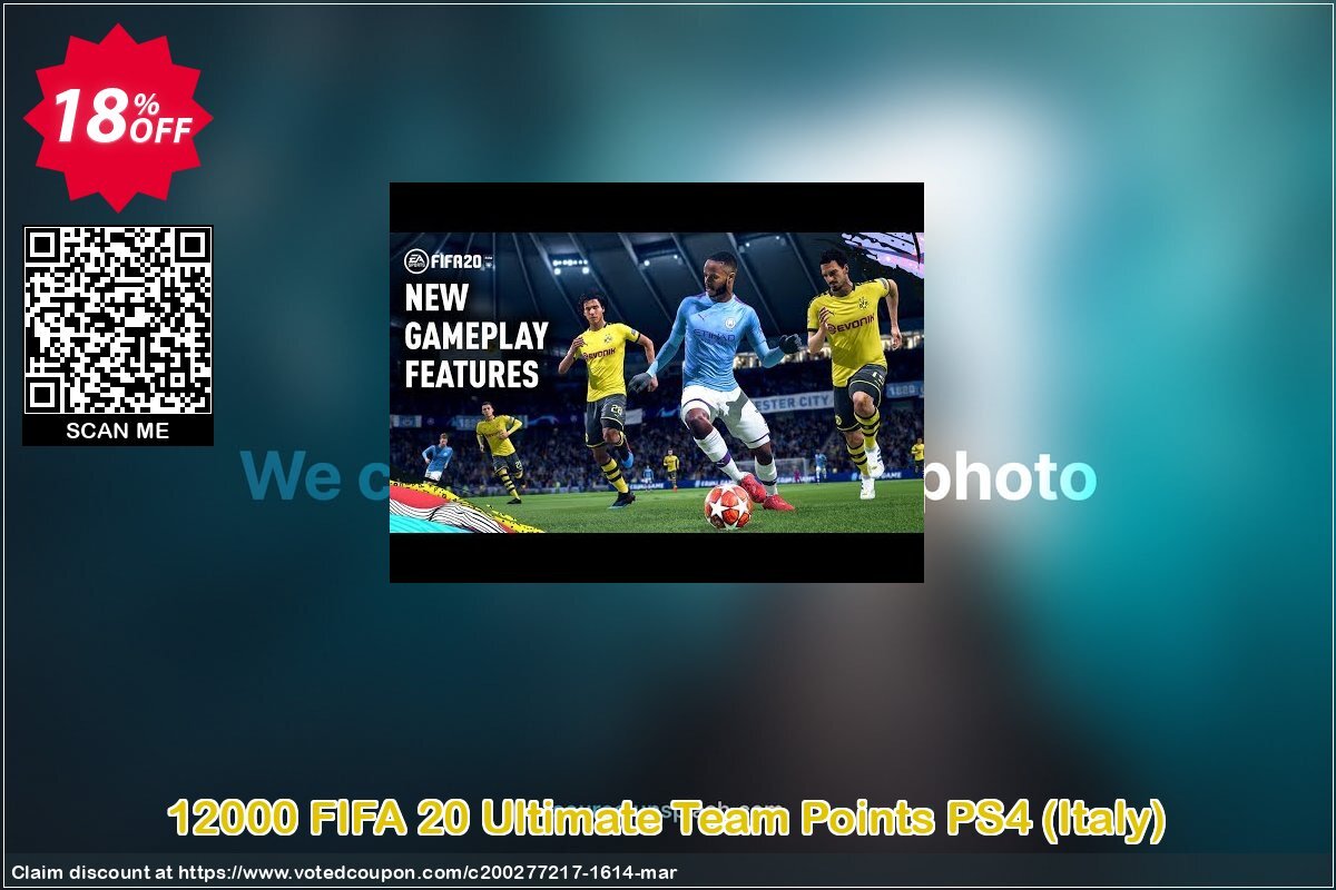 12000 FIFA 20 Ultimate Team Points PS4, Italy  Coupon Code Apr 2024, 18% OFF - VotedCoupon