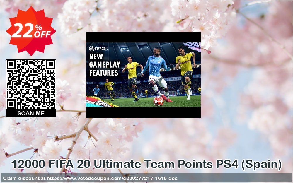 12000 FIFA 20 Ultimate Team Points PS4, Spain  Coupon Code Apr 2024, 22% OFF - VotedCoupon