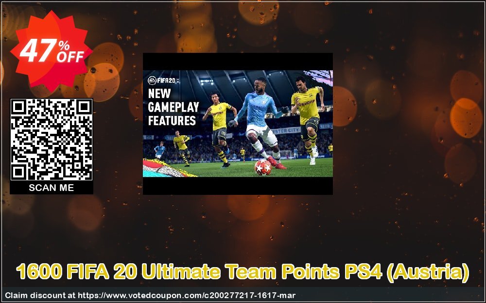 1600 FIFA 20 Ultimate Team Points PS4, Austria  Coupon Code Apr 2024, 47% OFF - VotedCoupon