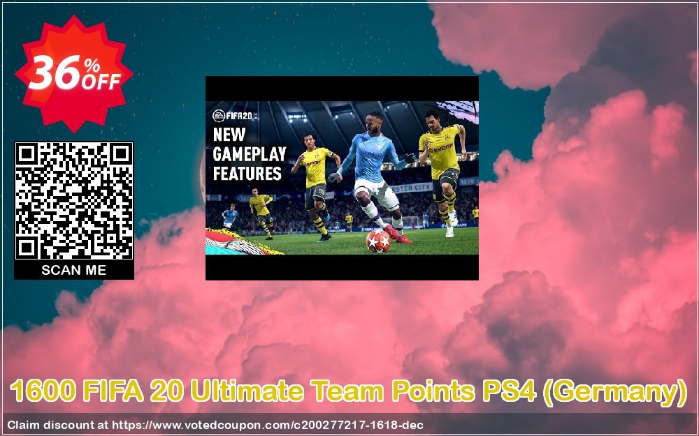 1600 FIFA 20 Ultimate Team Points PS4, Germany  Coupon, discount 1600 FIFA 20 Ultimate Team Points PS4 (Germany) Deal. Promotion: 1600 FIFA 20 Ultimate Team Points PS4 (Germany) Exclusive offer 