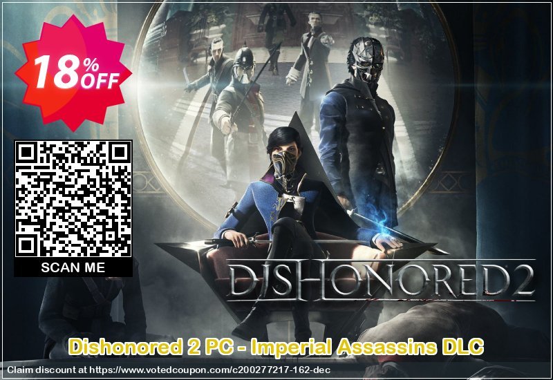 Dishonored 2 PC - Imperial Assassins DLC Coupon Code Apr 2024, 18% OFF - VotedCoupon
