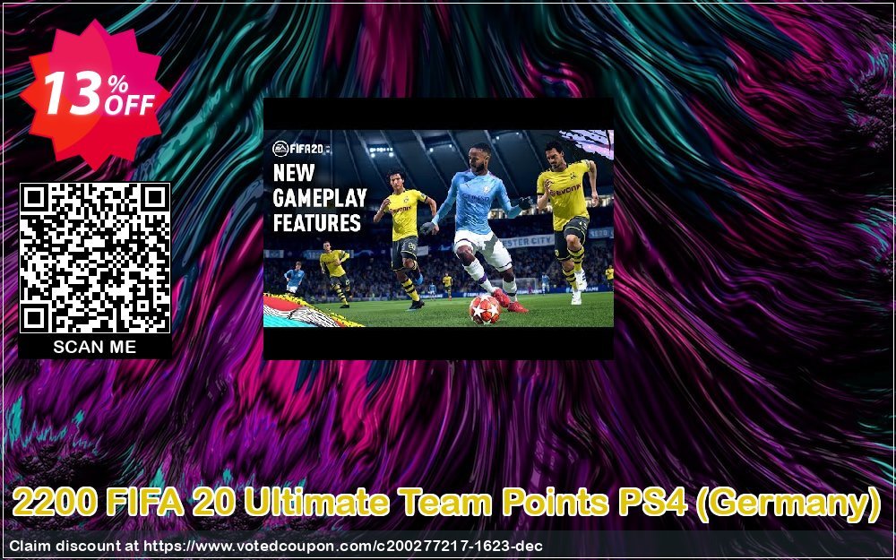 2200 FIFA 20 Ultimate Team Points PS4, Germany  Coupon, discount 2200 FIFA 20 Ultimate Team Points PS4 (Germany) Deal. Promotion: 2200 FIFA 20 Ultimate Team Points PS4 (Germany) Exclusive offer 