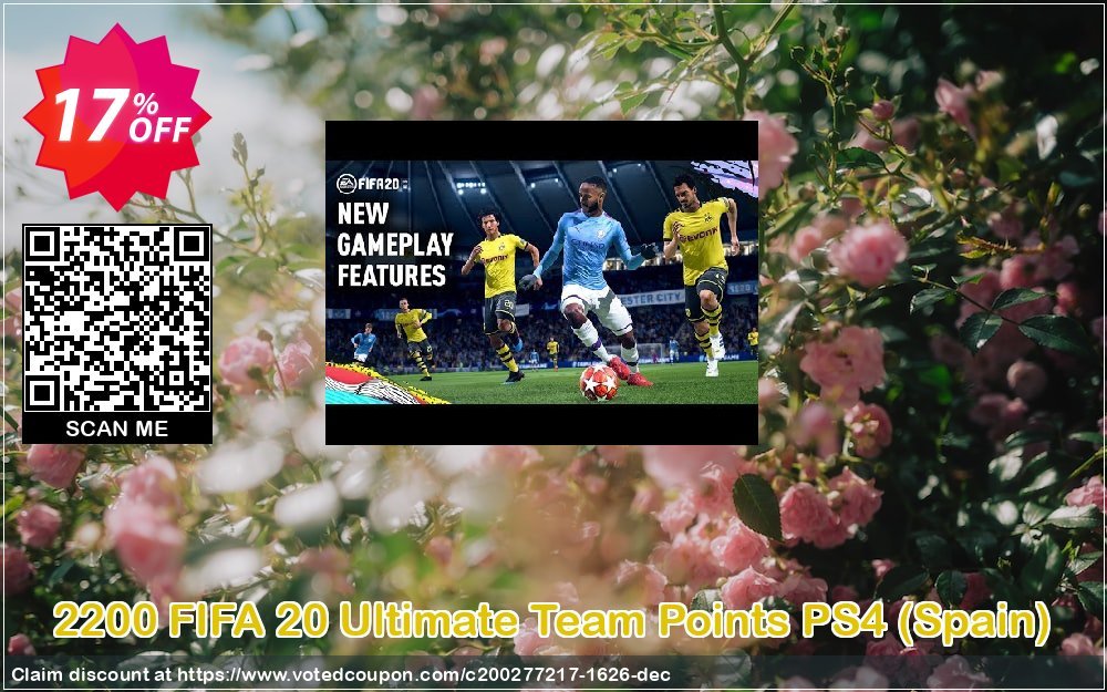 2200 FIFA 20 Ultimate Team Points PS4, Spain  Coupon, discount 2200 FIFA 20 Ultimate Team Points PS4 (Spain) Deal. Promotion: 2200 FIFA 20 Ultimate Team Points PS4 (Spain) Exclusive offer 