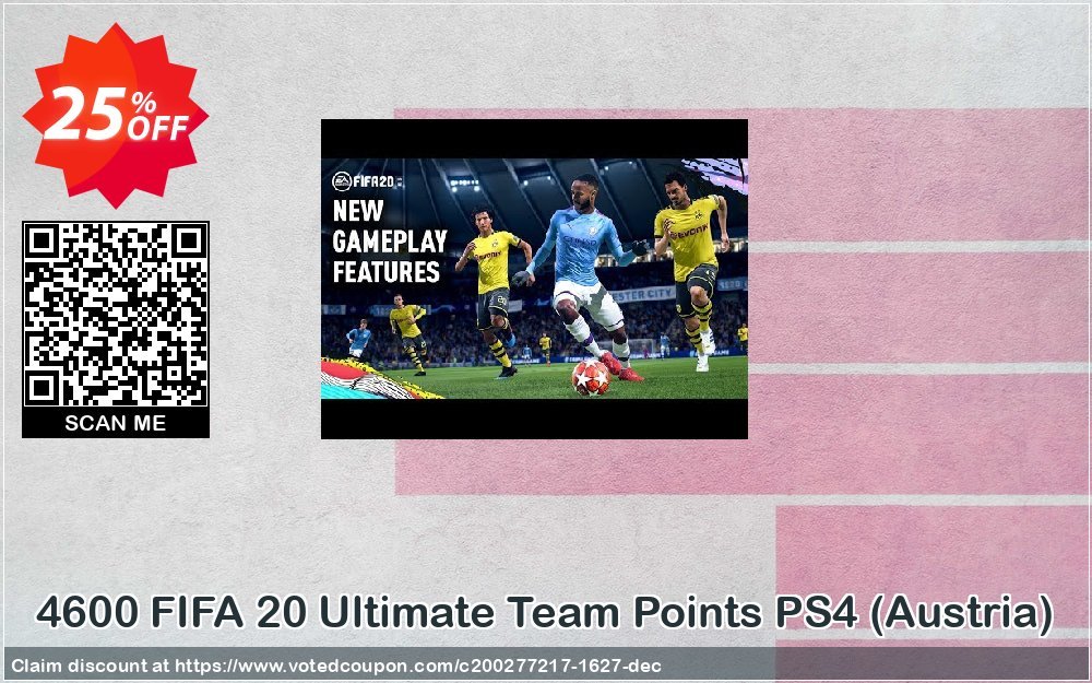 4600 FIFA 20 Ultimate Team Points PS4, Austria  Coupon Code Apr 2024, 25% OFF - VotedCoupon