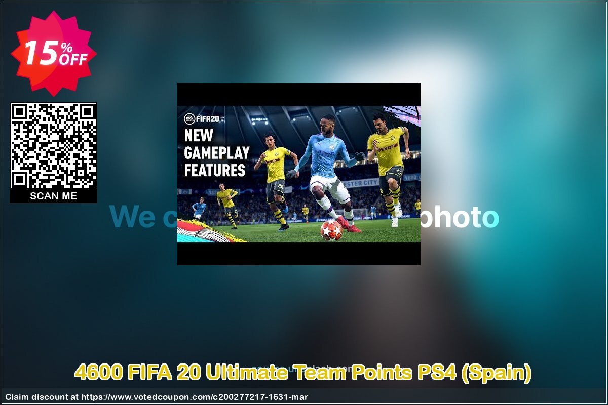 4600 FIFA 20 Ultimate Team Points PS4, Spain  Coupon, discount 4600 FIFA 20 Ultimate Team Points PS4 (Spain) Deal. Promotion: 4600 FIFA 20 Ultimate Team Points PS4 (Spain) Exclusive offer 