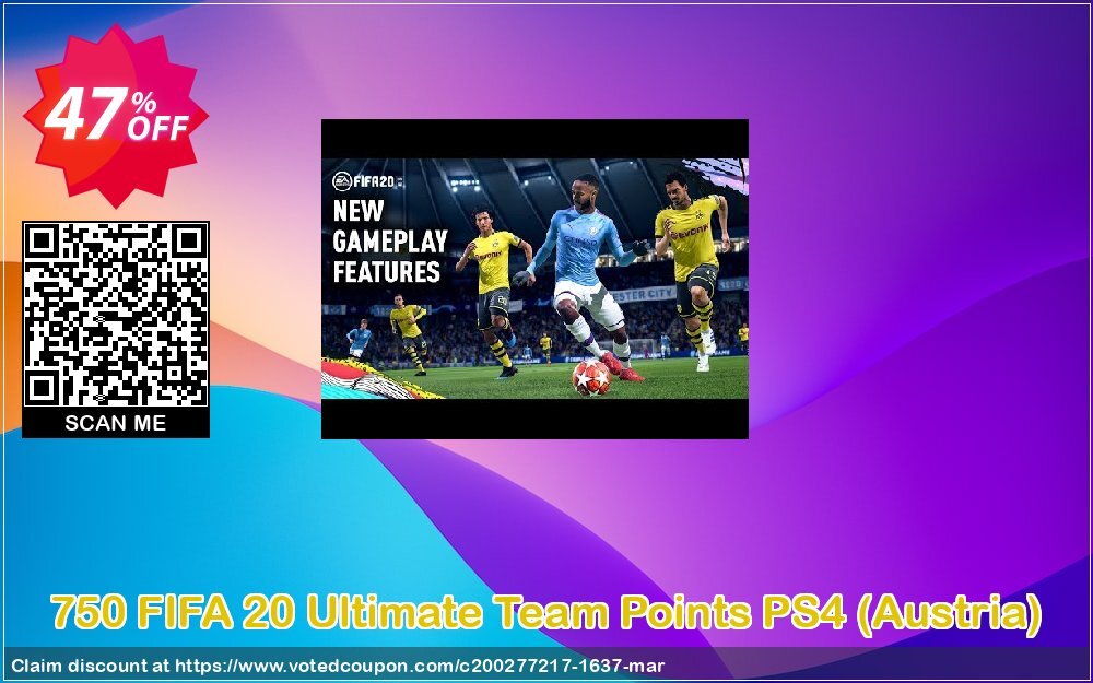 750 FIFA 20 Ultimate Team Points PS4, Austria  Coupon, discount 750 FIFA 20 Ultimate Team Points PS4 (Austria) Deal. Promotion: 750 FIFA 20 Ultimate Team Points PS4 (Austria) Exclusive offer 