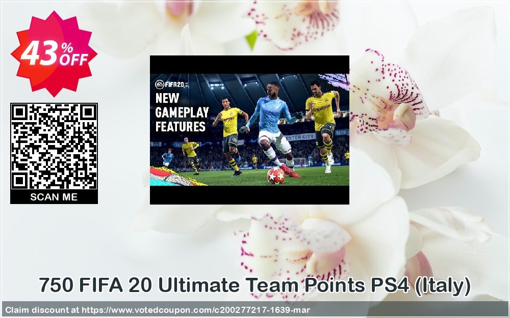 750 FIFA 20 Ultimate Team Points PS4, Italy  Coupon Code Apr 2024, 43% OFF - VotedCoupon