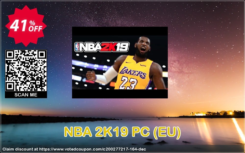 NBA 2K19 PC, EU  Coupon Code Apr 2024, 41% OFF - VotedCoupon