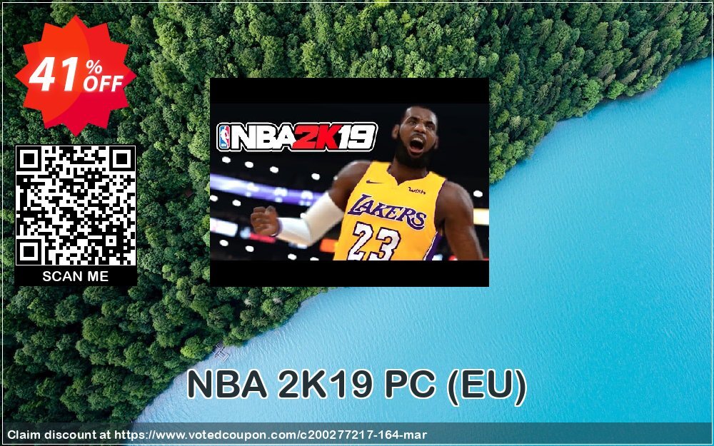 NBA 2K19 PC, EU  Coupon Code Apr 2024, 41% OFF - VotedCoupon