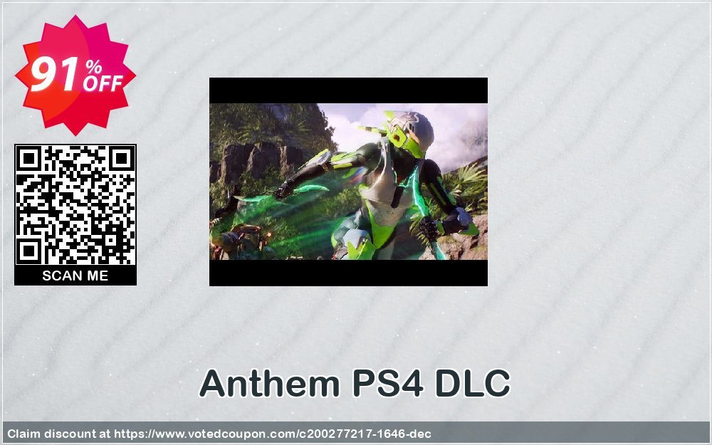 Anthem PS4 DLC Coupon, discount Anthem PS4 DLC Deal. Promotion: Anthem PS4 DLC Exclusive offer 