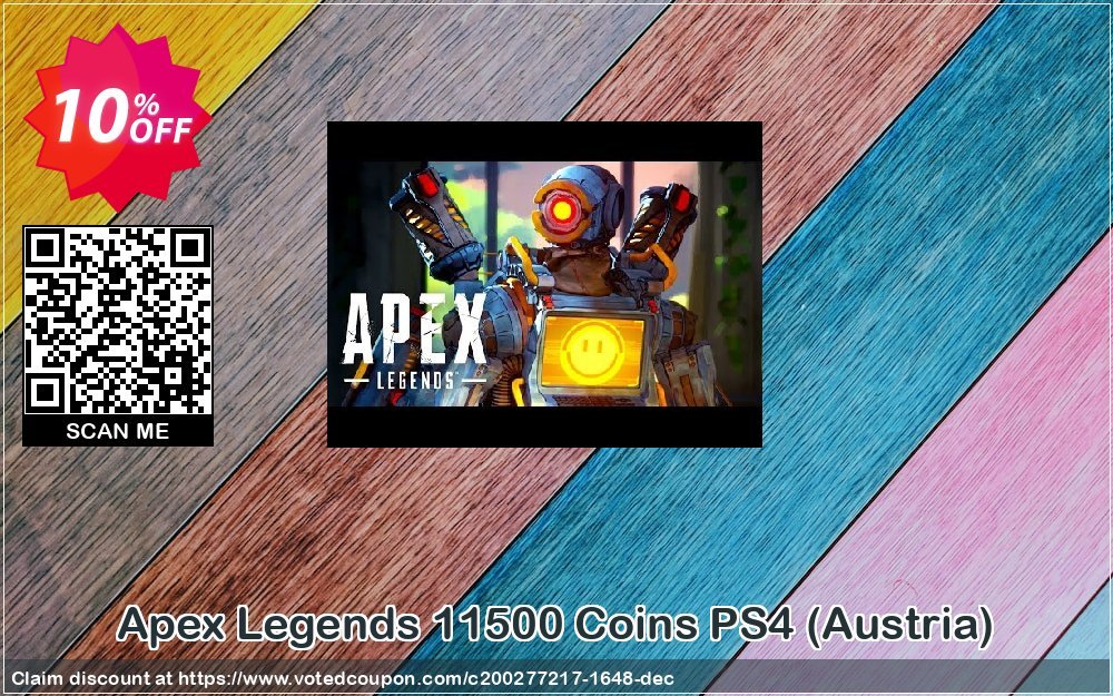 Apex Legends 11500 Coins PS4, Austria  Coupon, discount Apex Legends 11500 Coins PS4 (Austria) Deal. Promotion: Apex Legends 11500 Coins PS4 (Austria) Exclusive offer 