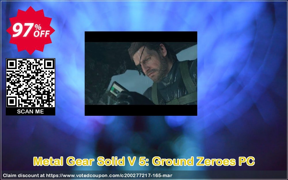 Metal Gear Solid V 5: Ground Zeroes PC Coupon Code Apr 2024, 97% OFF - VotedCoupon