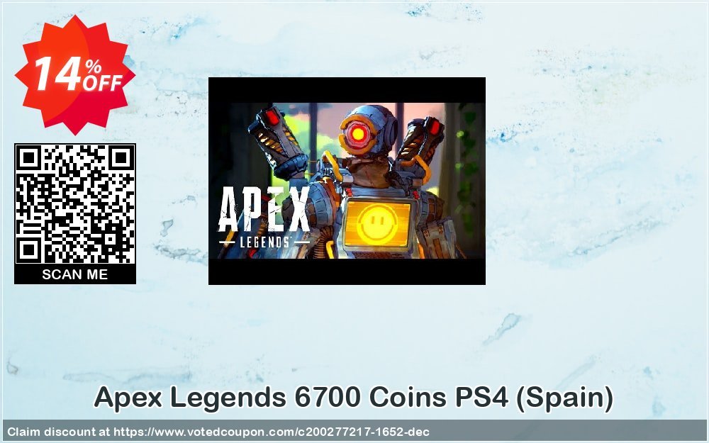 Apex Legends 6700 Coins PS4, Spain  Coupon, discount Apex Legends 6700 Coins PS4 (Spain) Deal. Promotion: Apex Legends 6700 Coins PS4 (Spain) Exclusive offer 