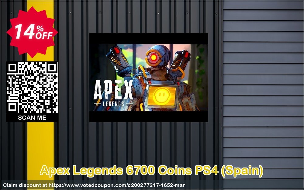 Apex Legends 6700 Coins PS4, Spain  Coupon, discount Apex Legends 6700 Coins PS4 (Spain) Deal. Promotion: Apex Legends 6700 Coins PS4 (Spain) Exclusive offer 