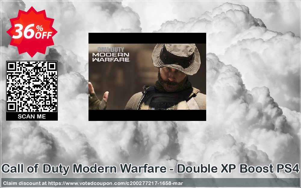 Call of Duty Modern Warfare - Double XP Boost PS4 Coupon Code Apr 2024, 36% OFF - VotedCoupon