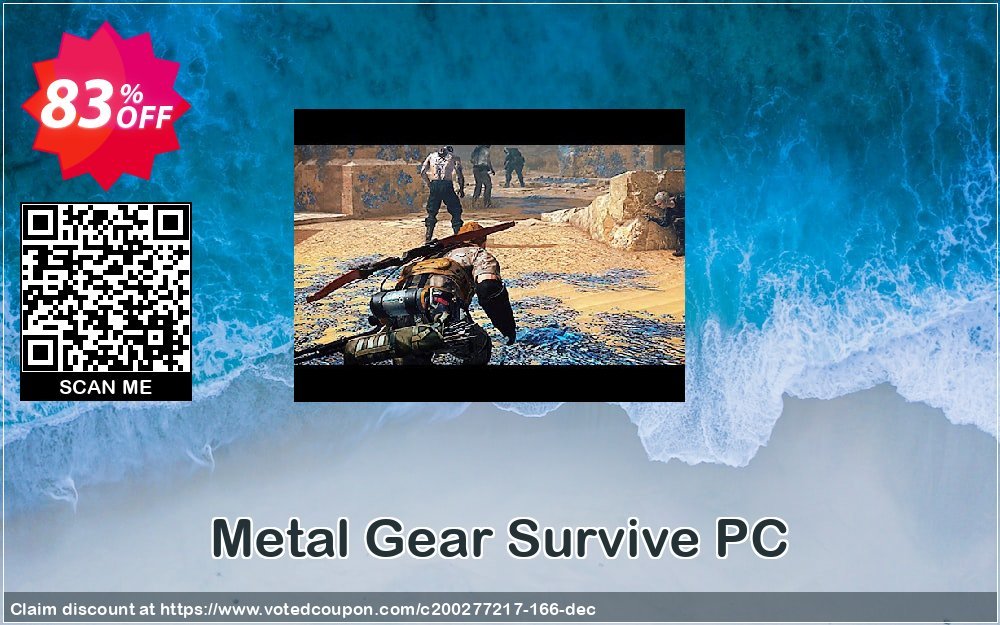 Metal Gear Survive PC Coupon Code Apr 2024, 83% OFF - VotedCoupon