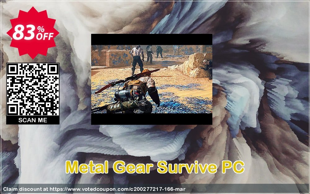 Metal Gear Survive PC Coupon, discount Metal Gear Survive PC Deal. Promotion: Metal Gear Survive PC Exclusive offer 