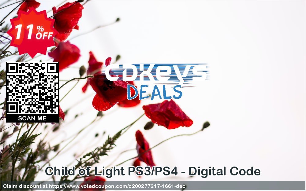 Child of Light PS3/PS4 - Digital Code Coupon Code Apr 2024, 11% OFF - VotedCoupon