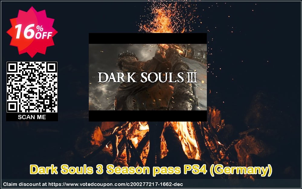 Dark Souls 3 Season pass PS4, Germany  Coupon, discount Dark Souls 3 Season pass PS4 (Germany) Deal. Promotion: Dark Souls 3 Season pass PS4 (Germany) Exclusive offer 